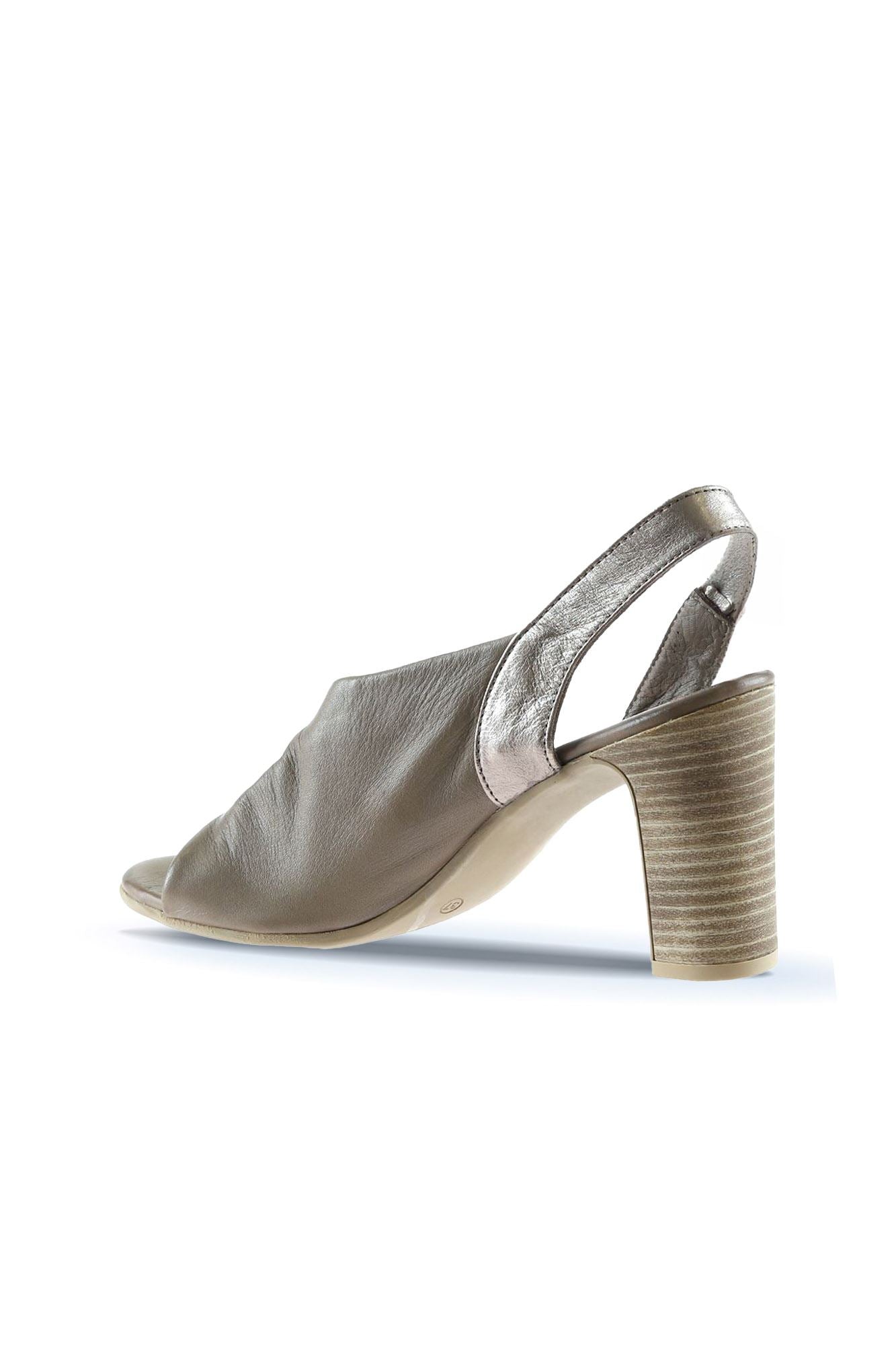 Bueno Women's Leather Heeled Sandal