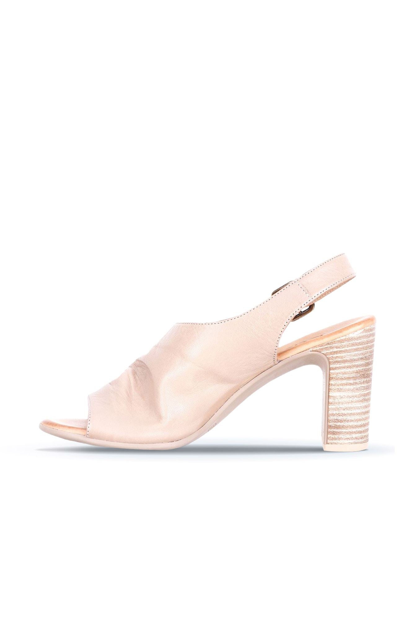 Bueno Women's Leather Heeled Sandal