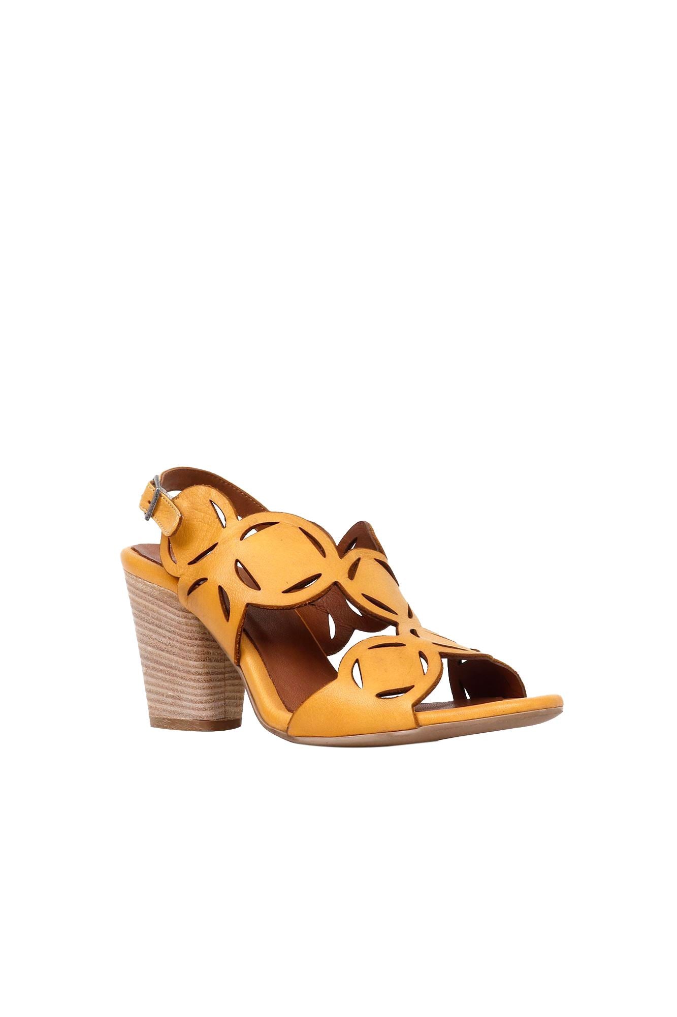 Bueno Women's Leather Heeled Sandal