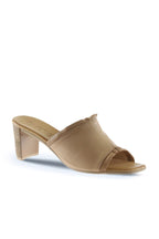 Bueno Women's Leather Heeled Slipper