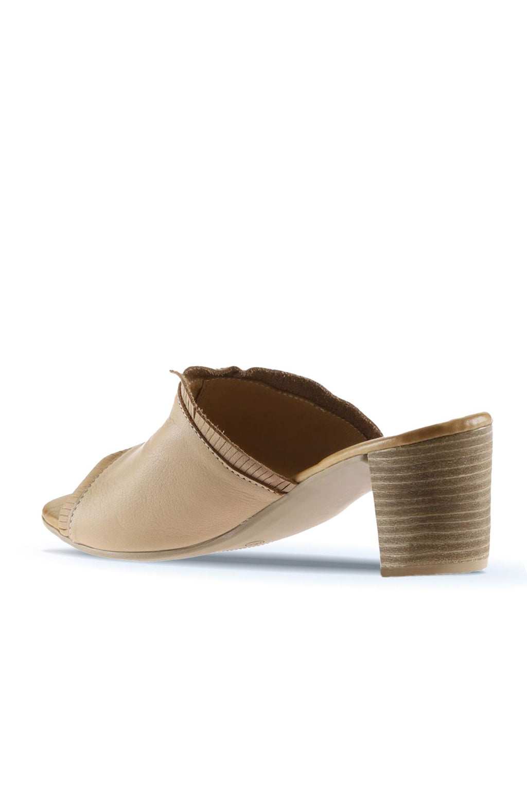 Bueno Women's Leather Heeled Slipper