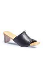 Bueno Women's Leather Heeled Slipper