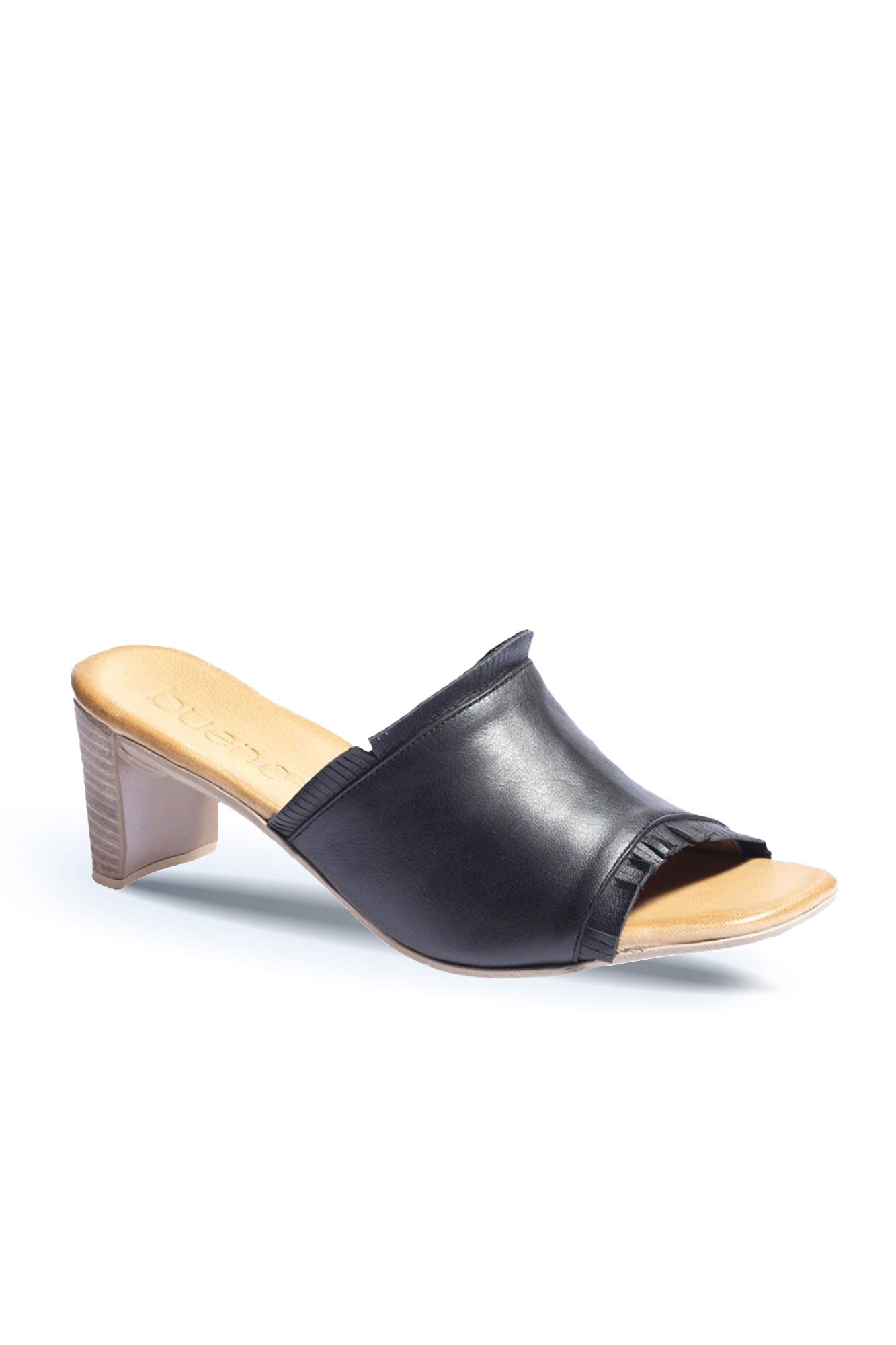 Bueno Women's Leather Heeled Slipper