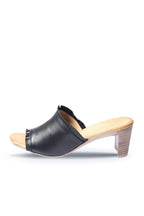 Bueno Women's Leather Heeled Slipper