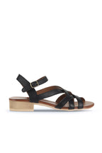 Bueno Women's Leather Low-Heel Sandal