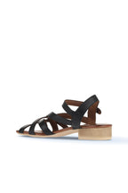 Bueno Women's Leather Low-Heel Sandal