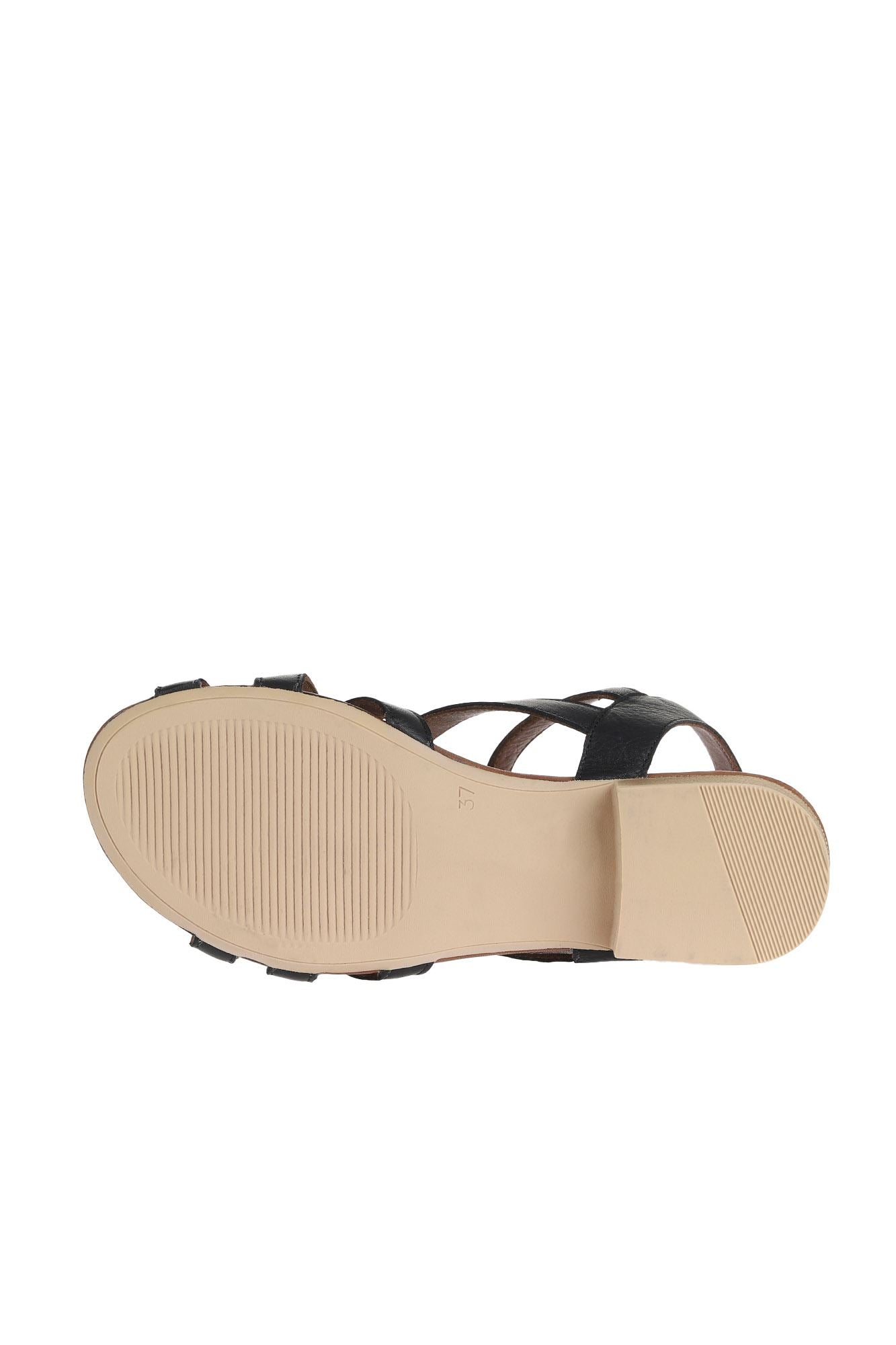 Bueno Women's Leather Low-Heel Sandal