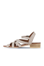 Bueno Women's Leather Low-Heel Sandal