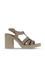 Bueno Women's Leather Heeled Sandal