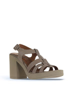 Bueno Women's Leather Heeled Sandal