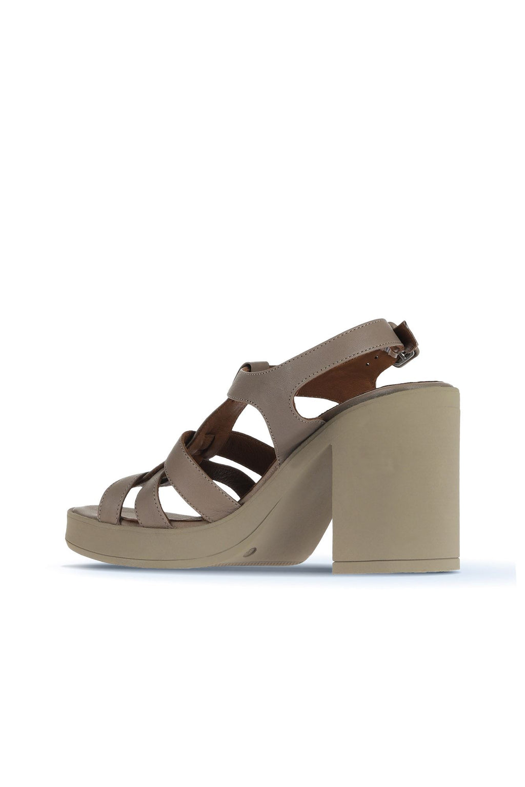 Bueno Women's Leather Heeled Sandal