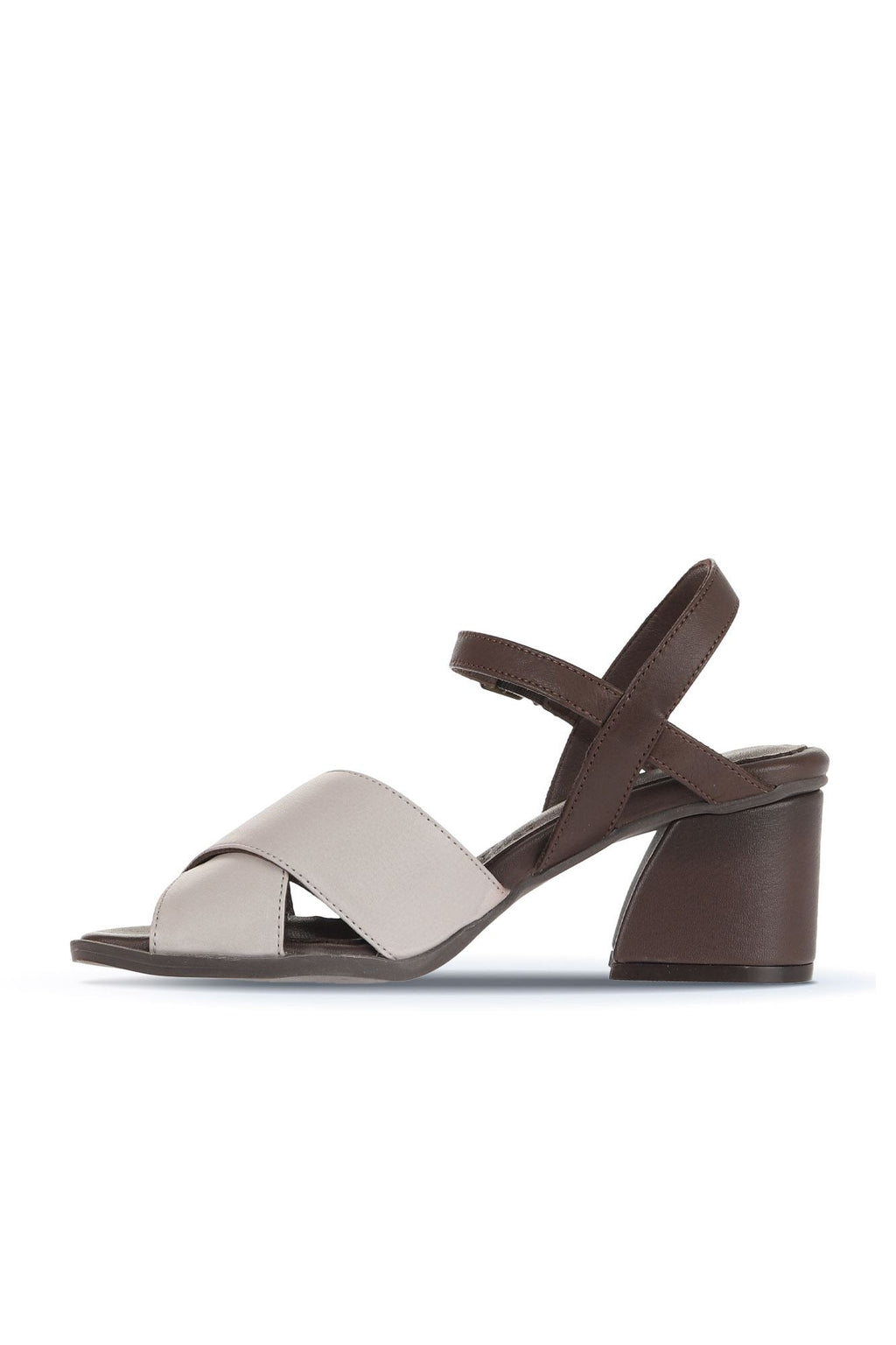 Bueno Women's Leather Heeled Sandal