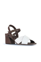 Bueno Women's Leather Heeled Sandal