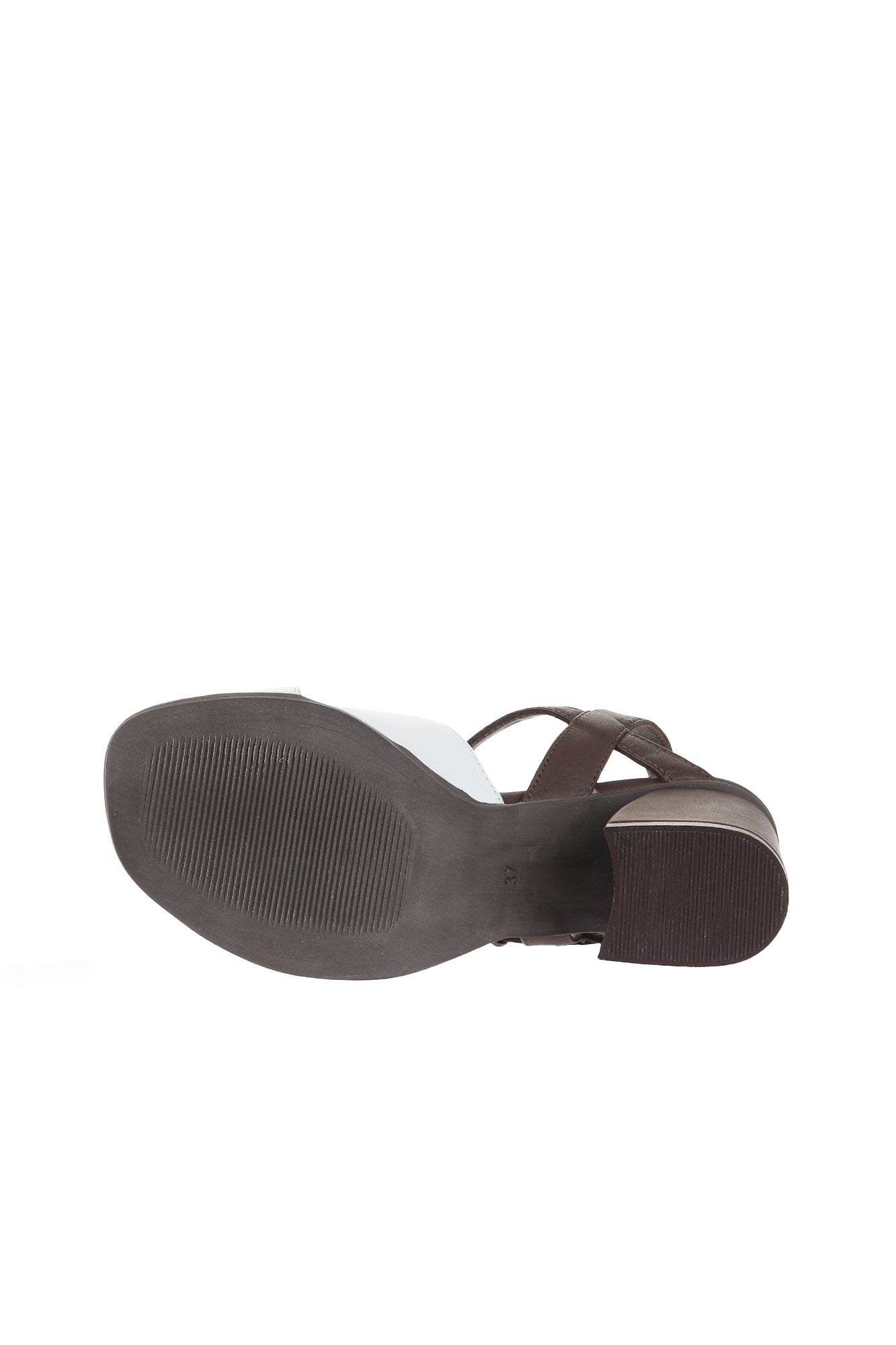 Bueno Women's Leather Heeled Sandal