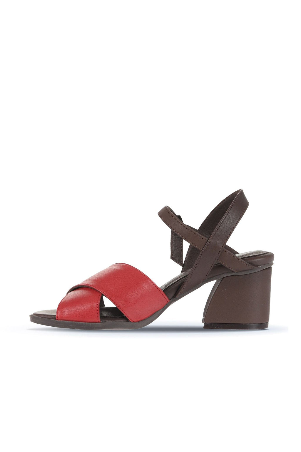 Bueno Women's Leather Heeled Sandal