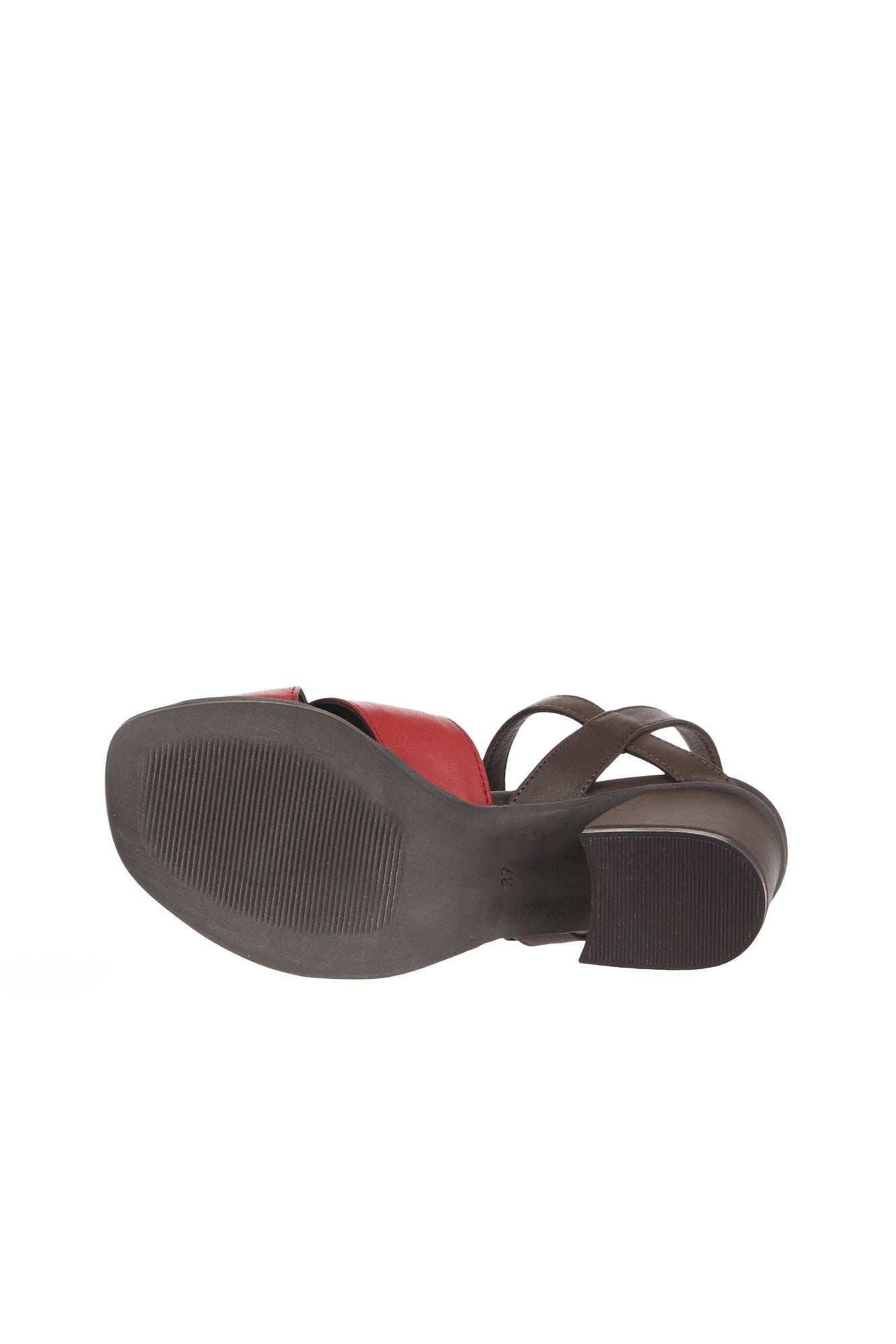 Bueno Women's Leather Heeled Sandal