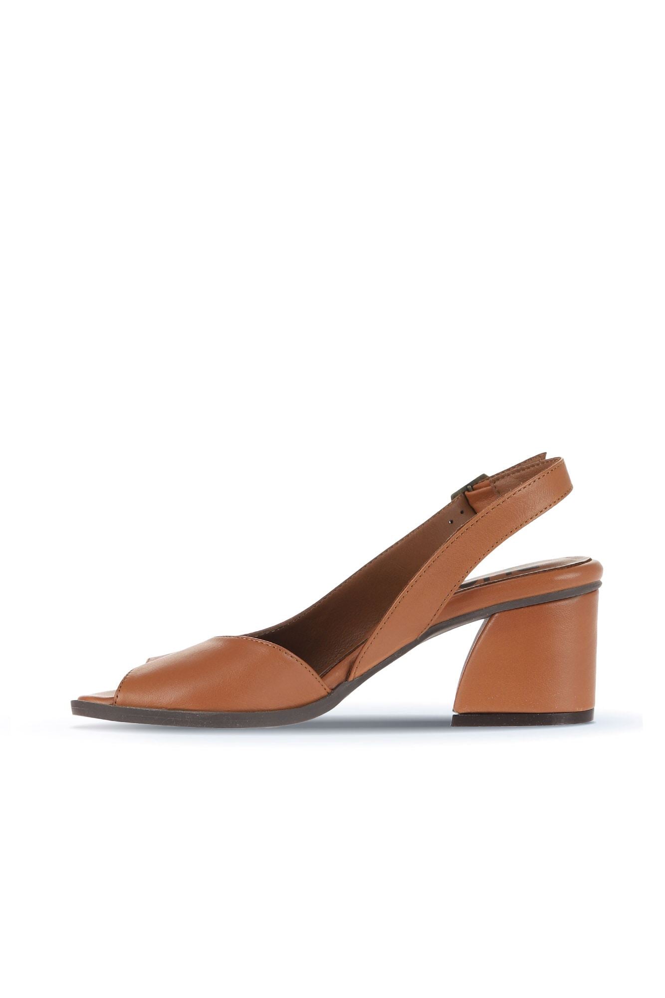 Bueno Women's Leather Heeled Sandal