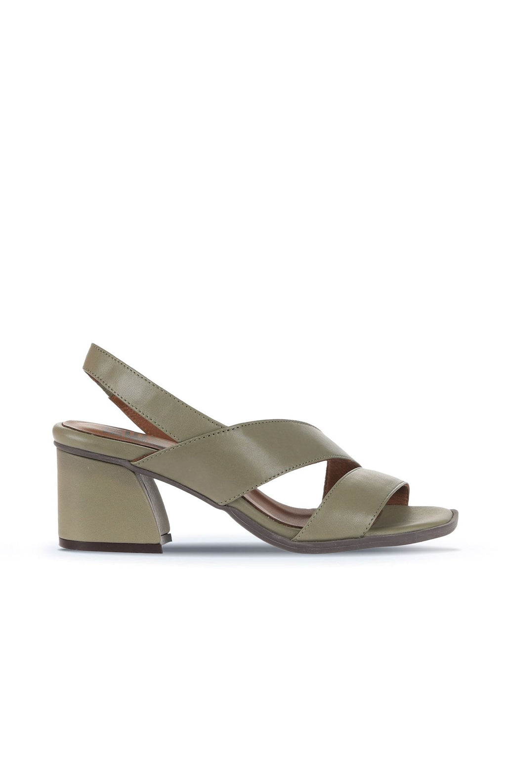 Bueno Women's Leather Heeled Sandal