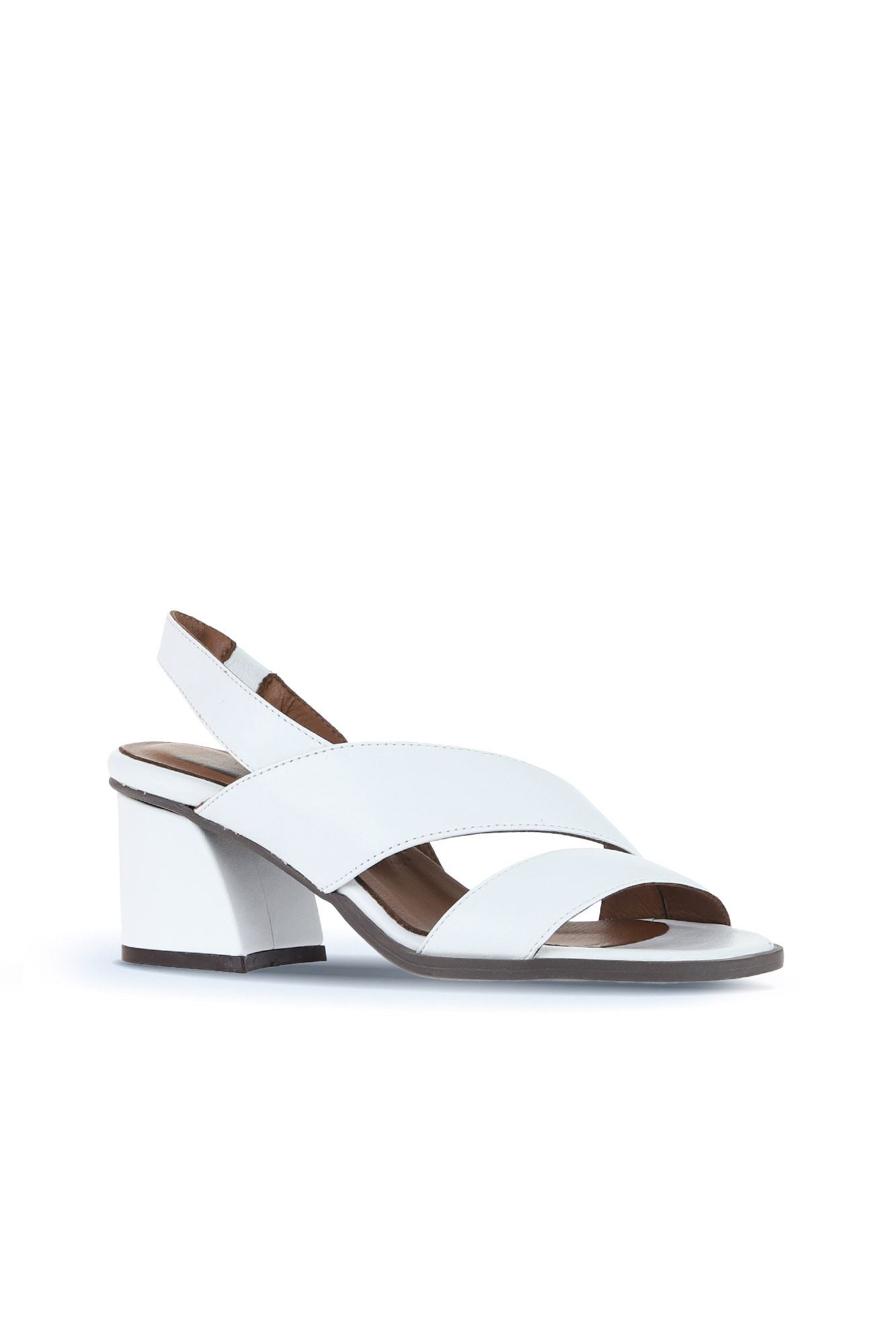 Bueno Women's Leather Heeled Sandal