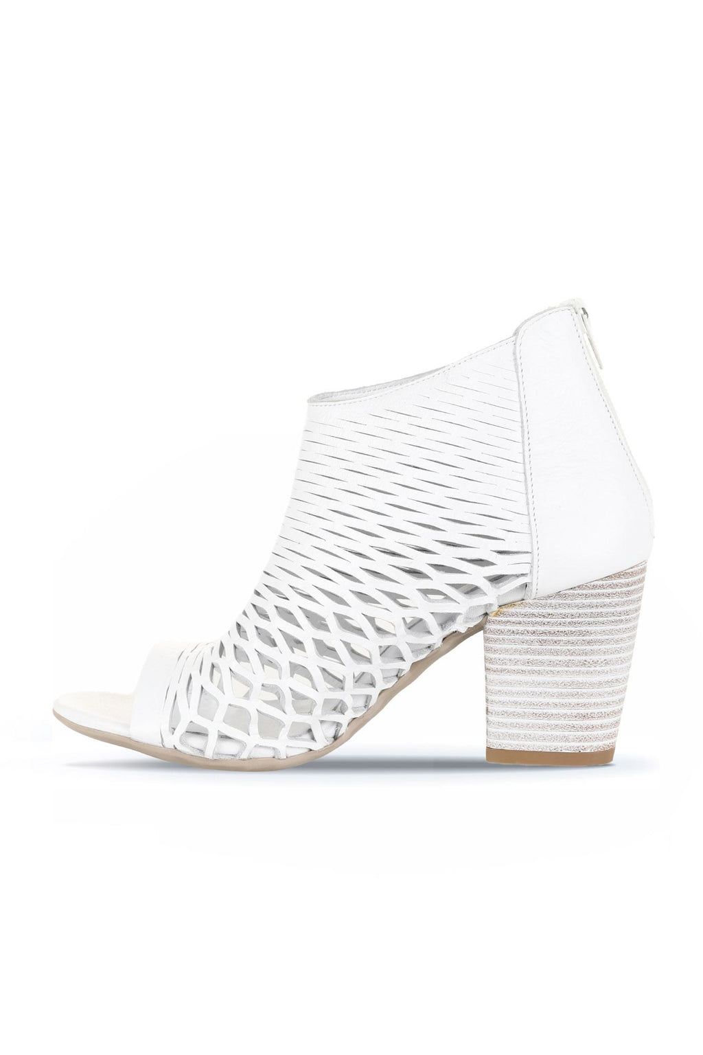 Bueno Women's Leather Heeled Sandal