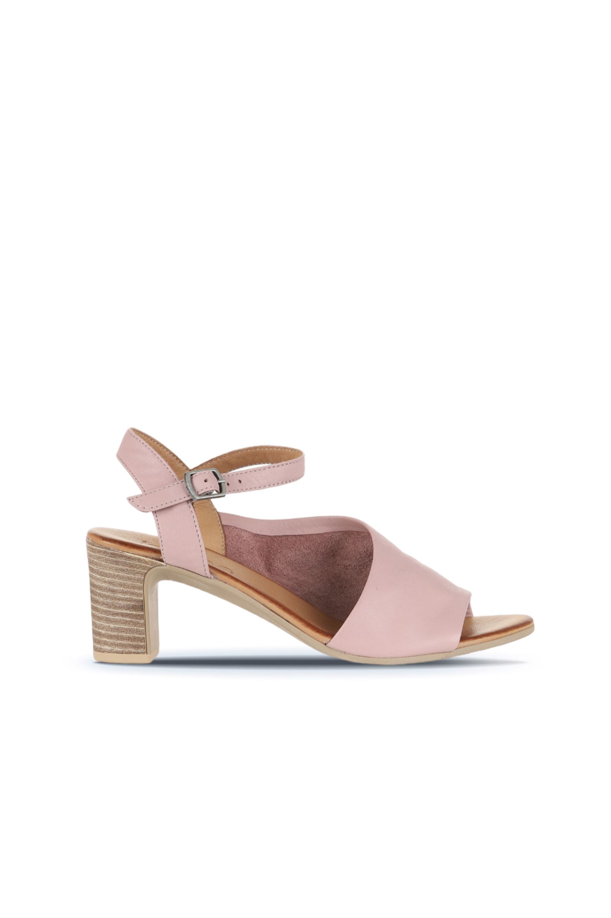 Bueno Women's Leather Heeled Sandal