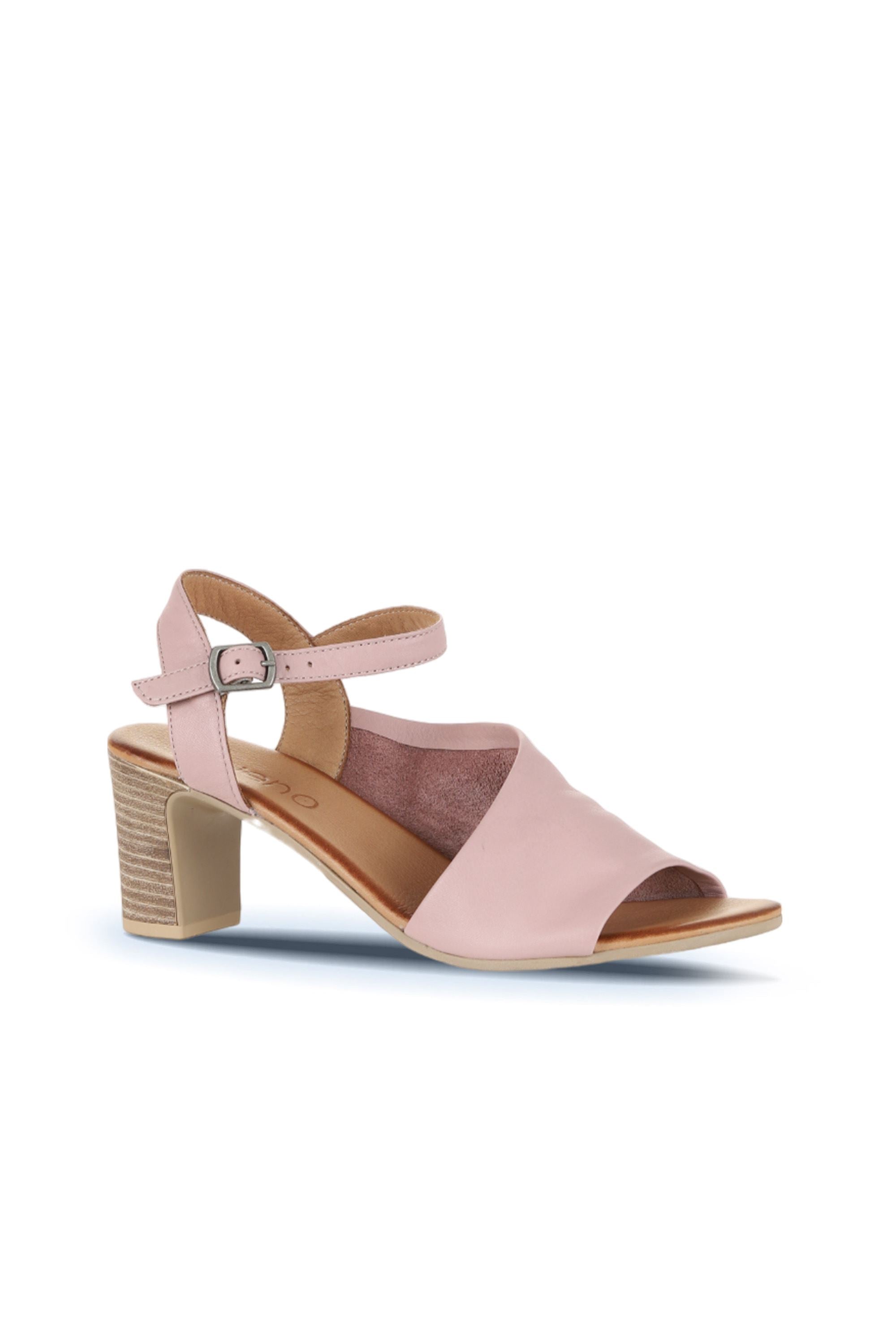 Bueno Women's Leather Heeled Sandal