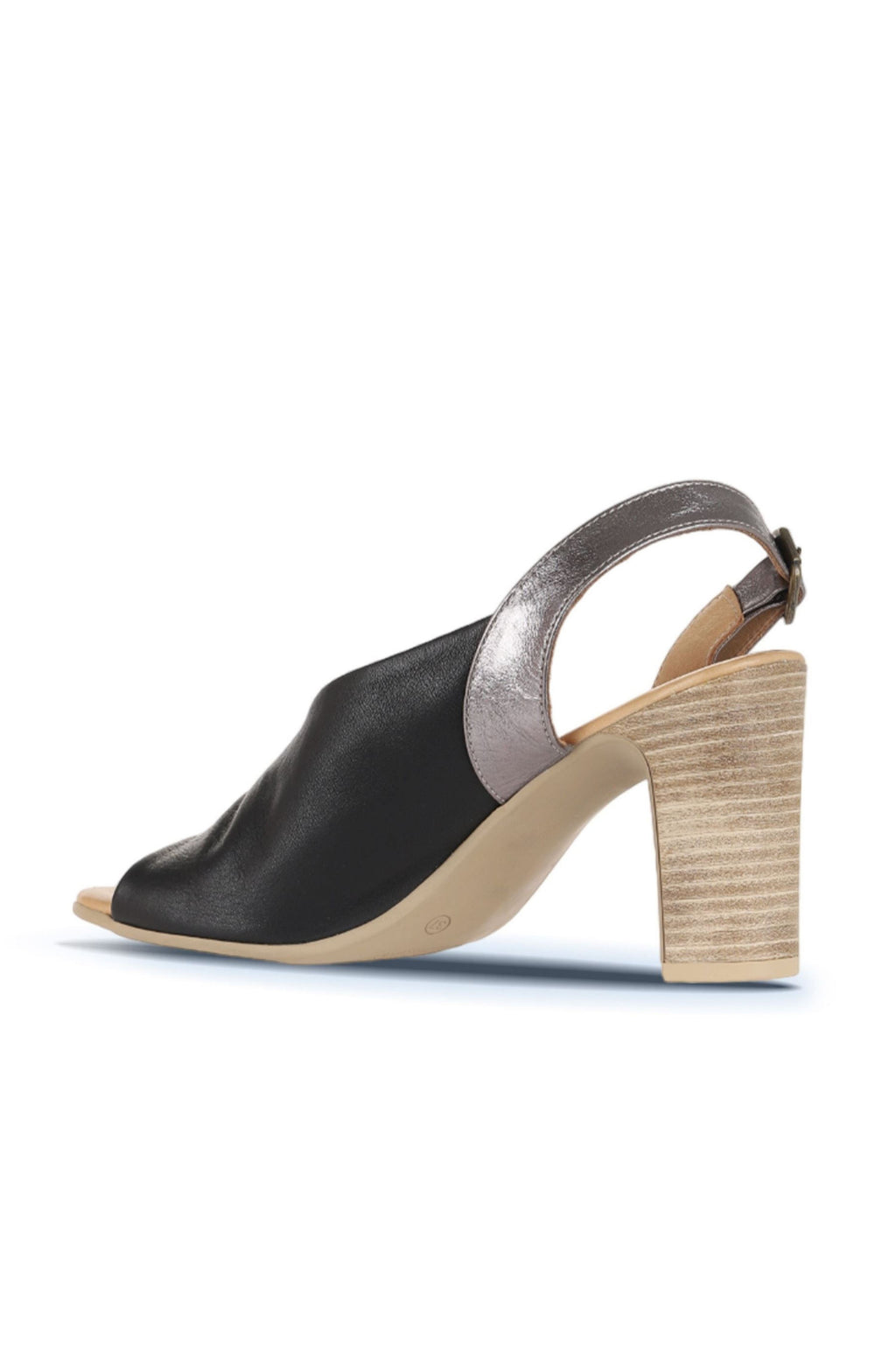 Bueno Women's Leather Heeled Sandal