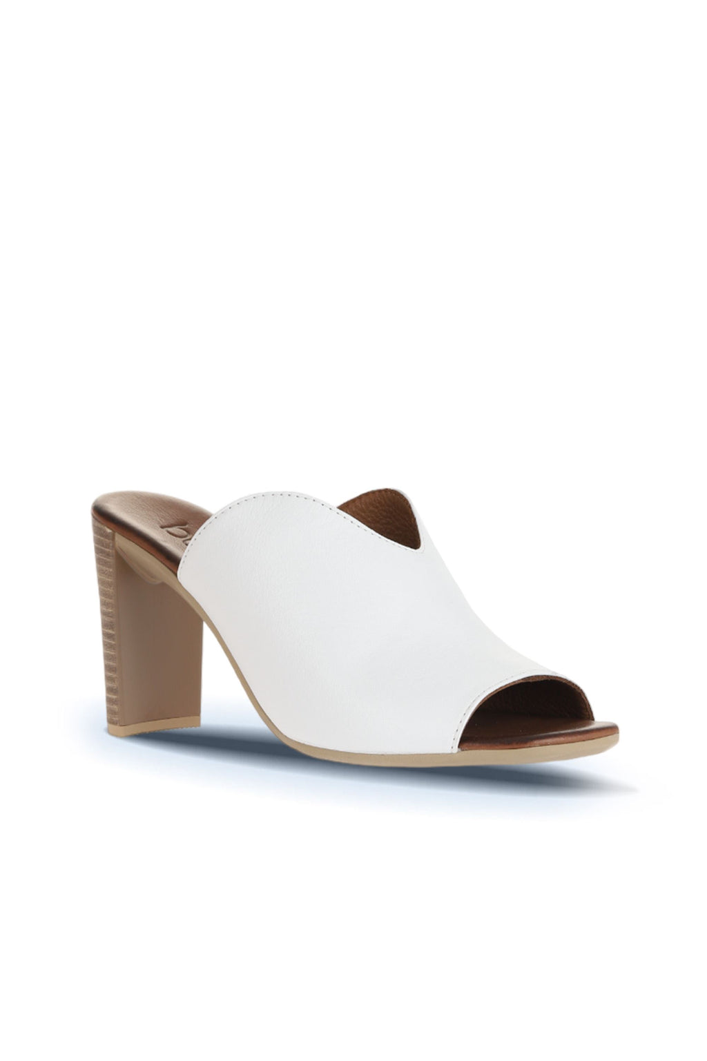 Bueno Women's Leather Heeled Slipper