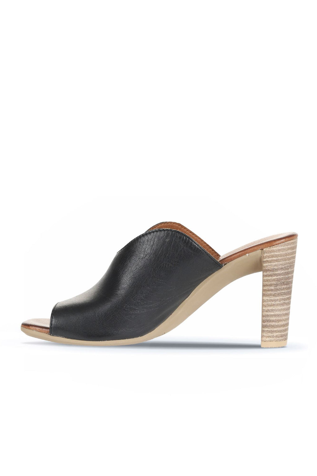 Bueno Women's Leather Heeled Slipper