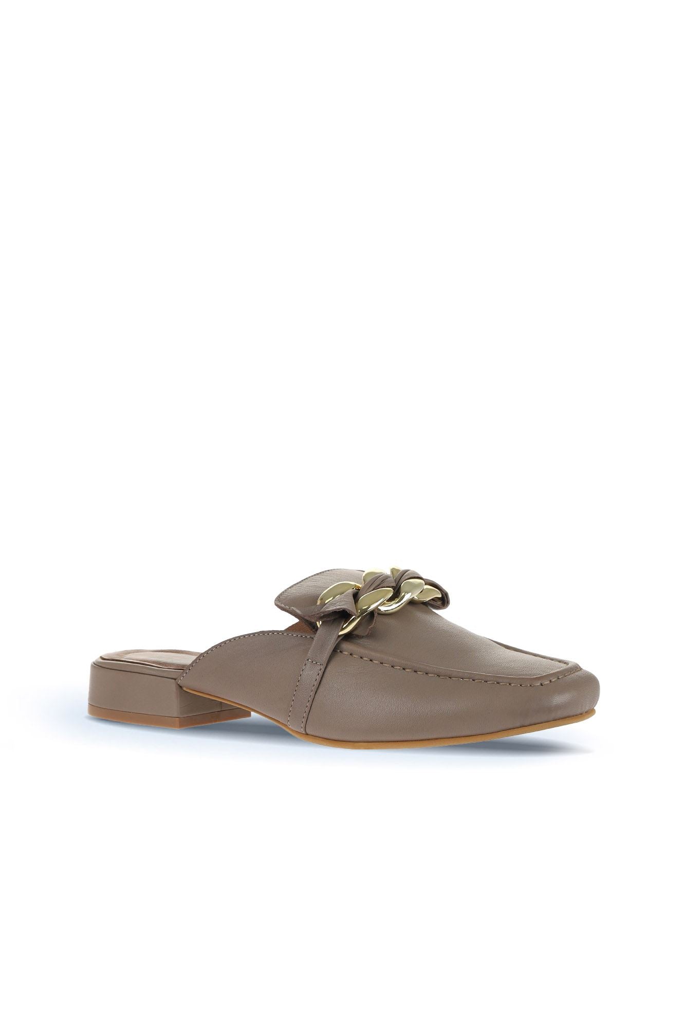 Bueno Women's Leather Flat Slipper