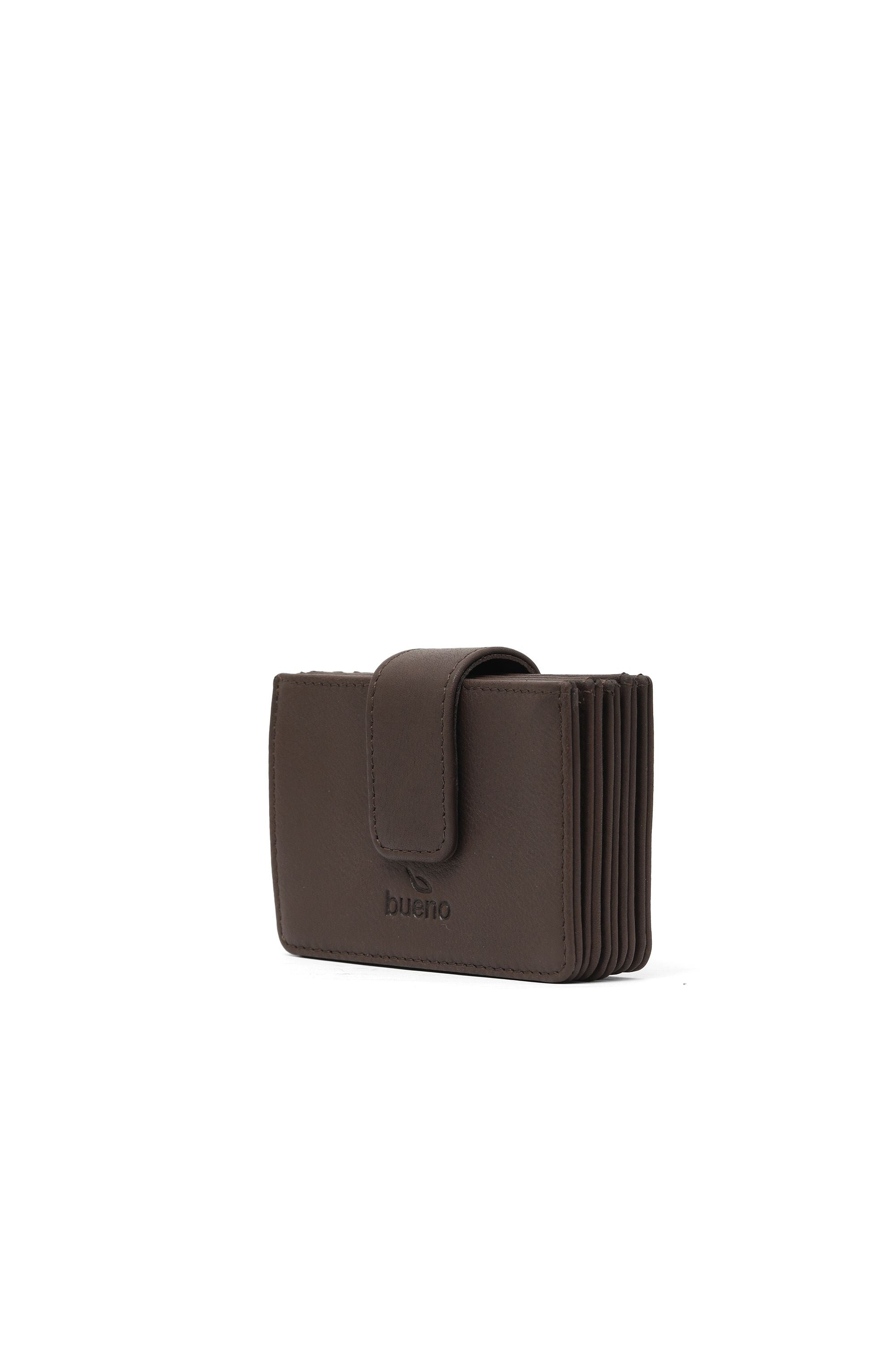 Bueno Unisex Leather Card Holder
