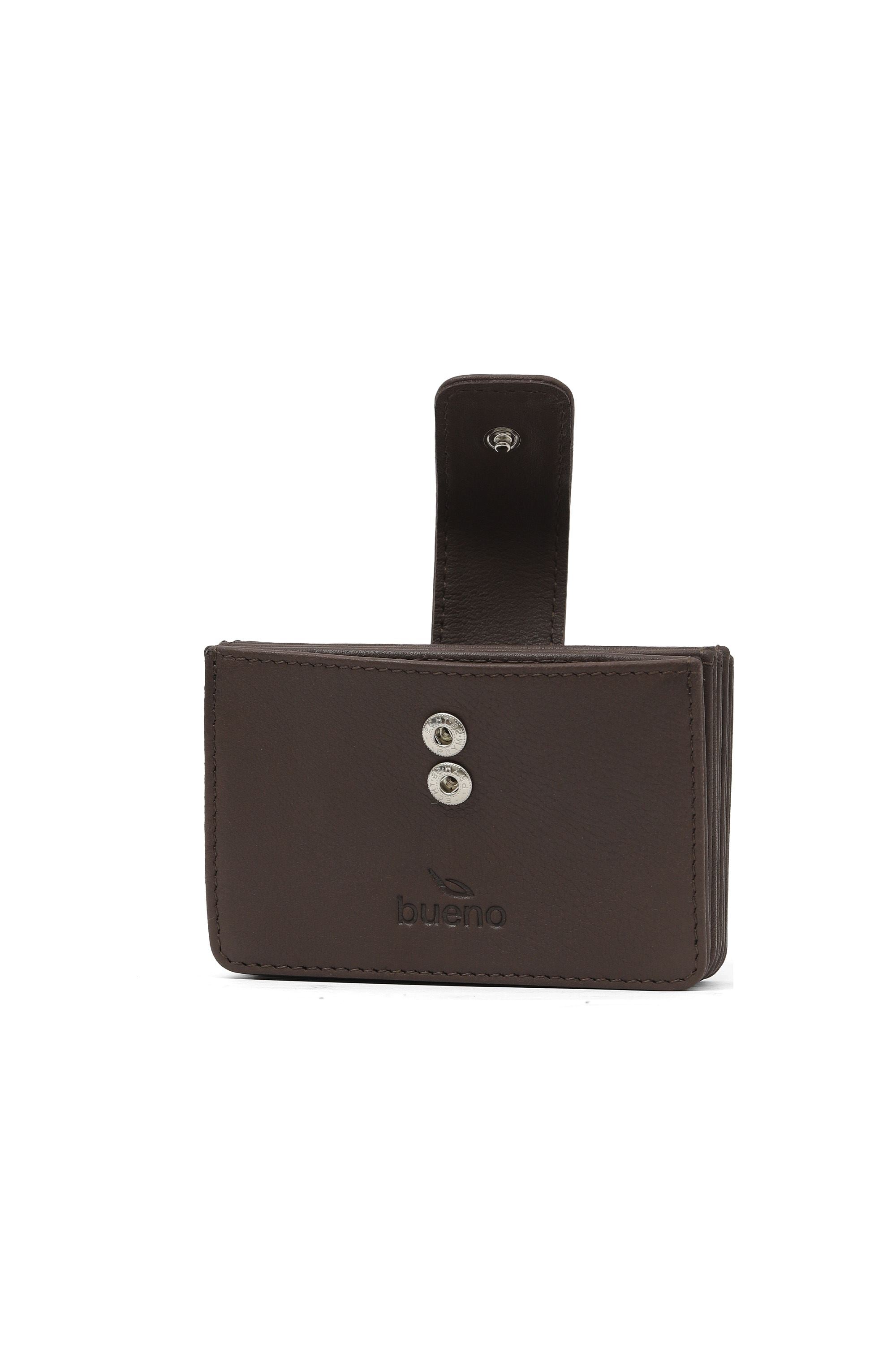 Bueno Unisex Leather Card Holder